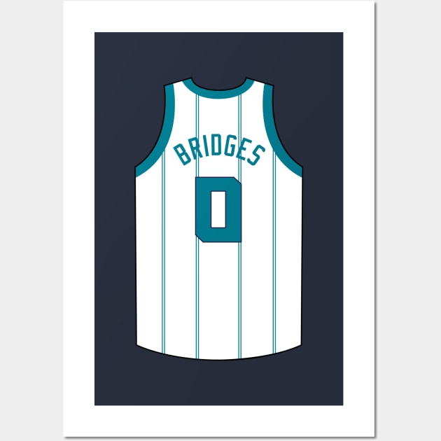 Miles Bridges Charlotte Jersey Qiangy Wall Art by qiangdade